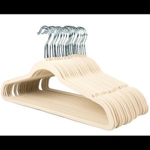 Ivory Velvet Hangers